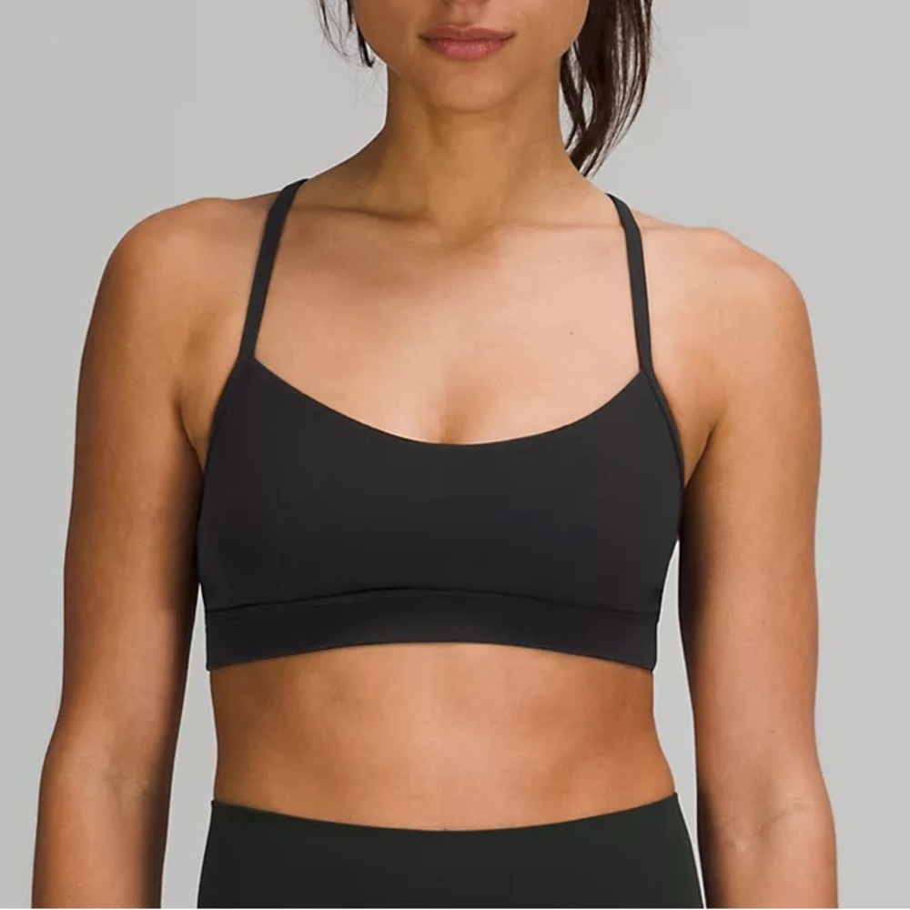 Lululemon Sport Bra Flow Y Bra Nulu Light Support, A–C Cups